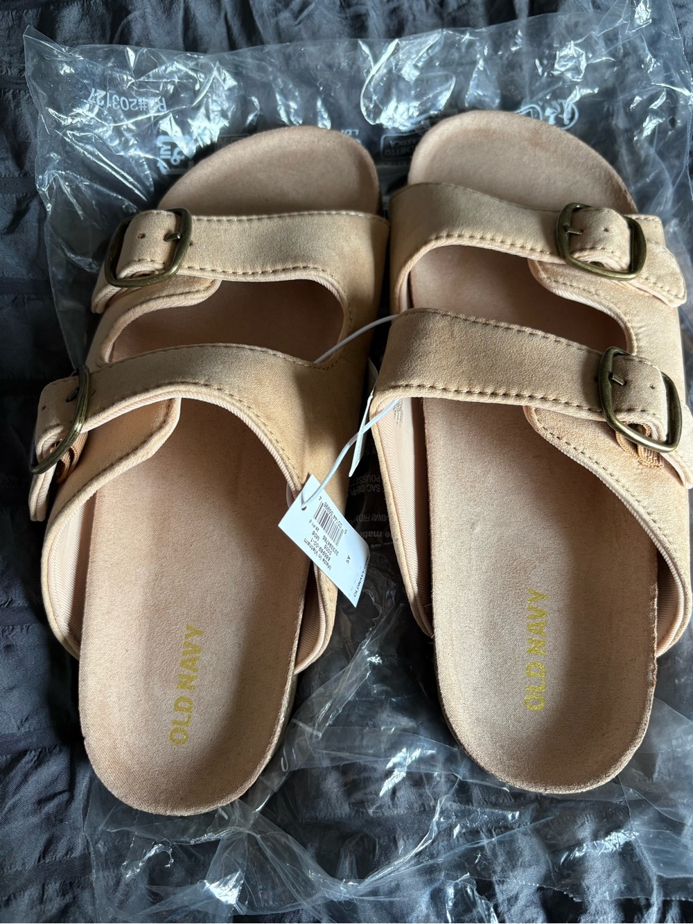 Old Navy Girls Double-Buckle Slide Sandals
